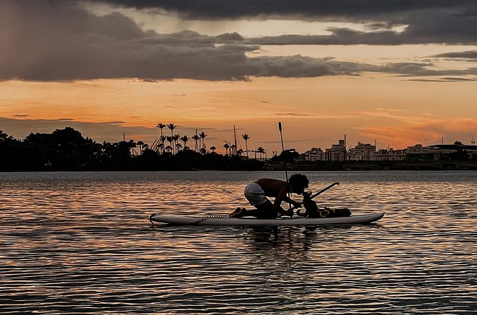 1-Hour Condado Lagoon Paddleboard Rental in San Juan - Sunset paddling and the best kind of pace