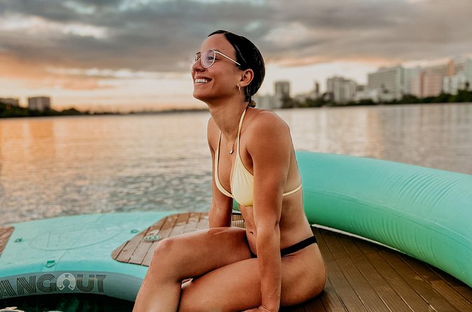 2-Hour Floating Hangout in Condado with Prosseco and Charcuterie - The water, swimming, and scenery