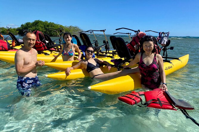 Adventure Chiliboats Waterbike in La Parguera - One hour in clear Cayo Májimo water