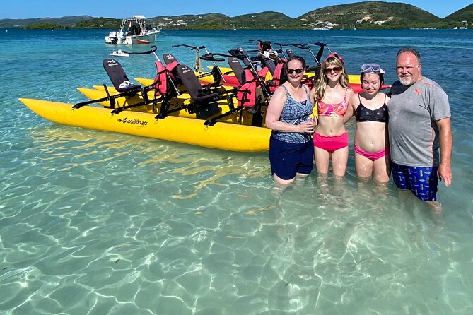Adventure Chiliboats Waterbike in La Parguera - The route to Cayo Májimo