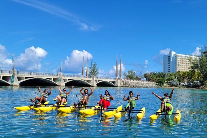 Adventure Water Bike in Condado Lagoon, San Juan - Pedaling between San Juan and the lagoon