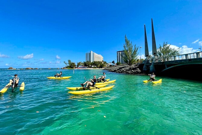 Adventure Water Bike in Condado Lagoon, San Juan - Starting at HoldMyBags1022 on Cll Barranquitas