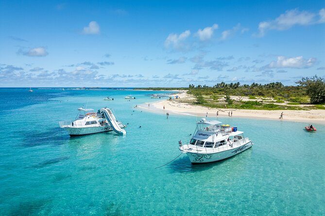 All Inclusive Snorkel and Slide Boat Tour: Icacos or Vieques - From Marina Puerto Chico to the open sea