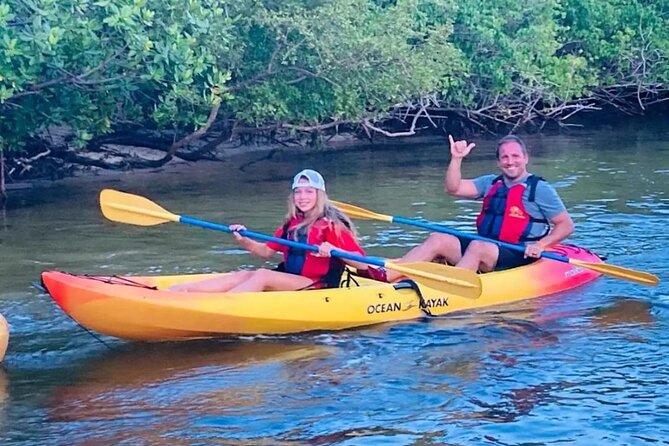 Bioluminescent Bay Kayak Tour in Fajardo Puerto Rico - El Yunque views across the quiet lagoon