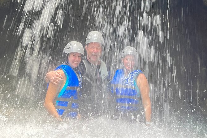 Cave Adventure: Canyon and Hidden Waterfall in Charco Azul - Swimming through three caves