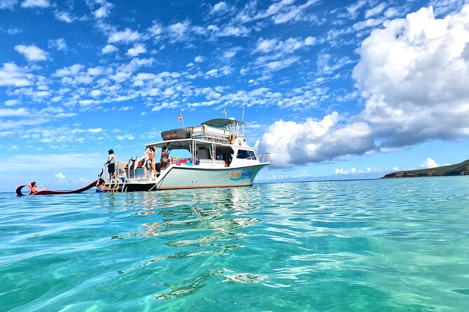 Culebra Power Boat Snorkeling & Beach Tour All Inclusive - The open-water crossing to Culebra