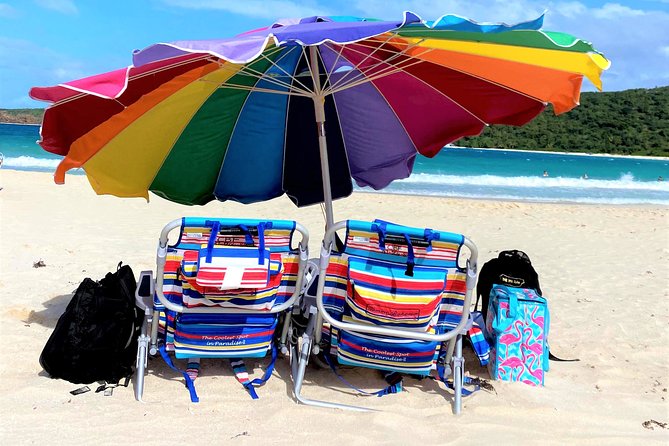Culebrita Boat Day Trip / For Guest already in Culebra Island - White sand, umbrellas, and a little island downtime
