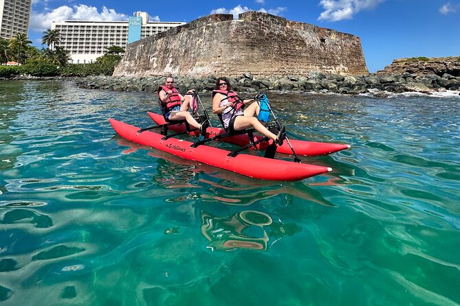 Day Adventure Chiliboats Waterbike – Condado Lagoon - Pedaling across Condado Lagoon