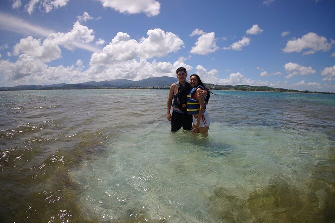El Yunque Beach Jetski + Rainforest Hike Adventure Tour - Luquillo Beach and the sandbar stop
