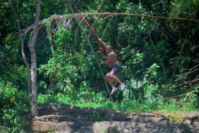 El Yunque Hike, Waterslide & Luquillo Kiosks Food with Transport