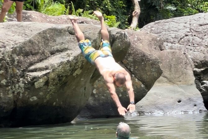 El Yunque Rainforest, Waterslides & Beach Tour from San Juan - What the return walk means for your day