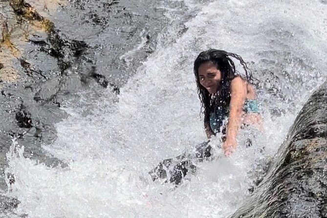 El Yunque Rainforest, Waterslides & Beach Tour from San Juan - The hike through bamboo and rainforest plants
