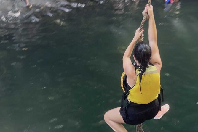 El Yunque Waterslides, Jumps, swing! small business owner:) - An intermediate hike with a real rainforest feel