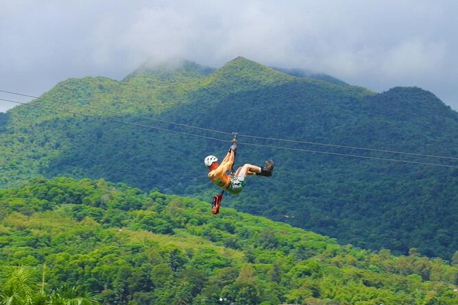 El Yunque Ziplining in Puerto Rico - Five ziplines through El Yunque