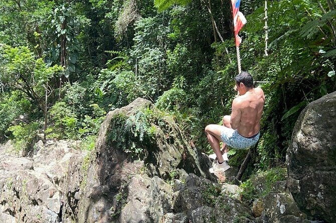 Explore El Yunque: Hiking, Swings & Waterslide (Small Group) - The first pool: swim, swing, or jump