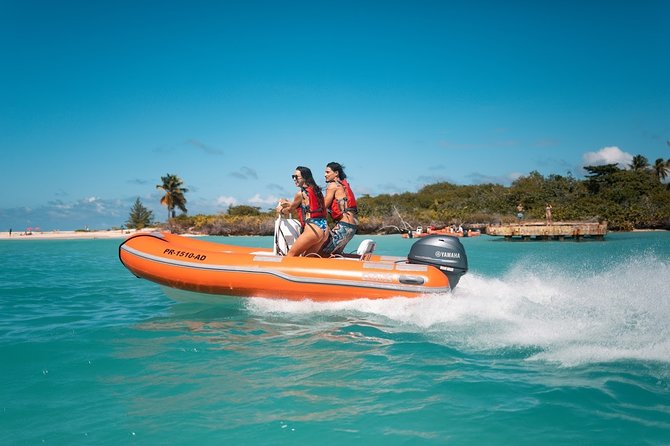 Fajardo Mini Boat Snorkel Safari - Returning in Formation to Fajardo