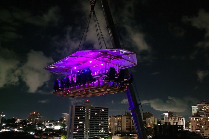 FlyDining: 4 Courses Dinner with City Lights & Ocean Breeze - Booking, weather, and the extra charge