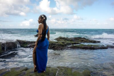 Golden Hour Beach Photo Shoot in San Juan