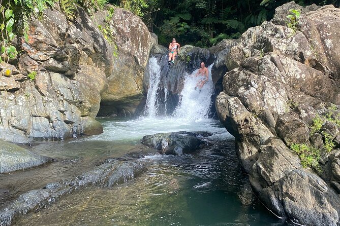 Half-Day El Yunque and Waterslides Adventure from Fajardo - Swimming, slides, swings, and cliff jumps