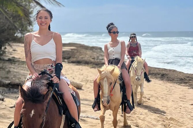 Horseback Ride by the Beach in Aguadilla, Puerto Rico - Riding from the field to the coast