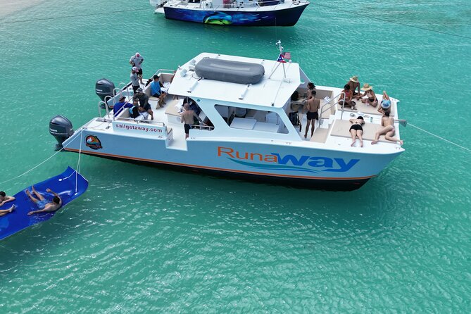 Icacos Double Dip Power Catamaran Snorkel & Beach Tour - What the four-hour day feels like