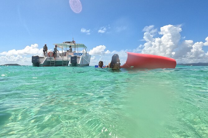 Icacos Double Dip Power Catamaran Snorkel & Beach Tour - Reaching the Fajardo marina before departure