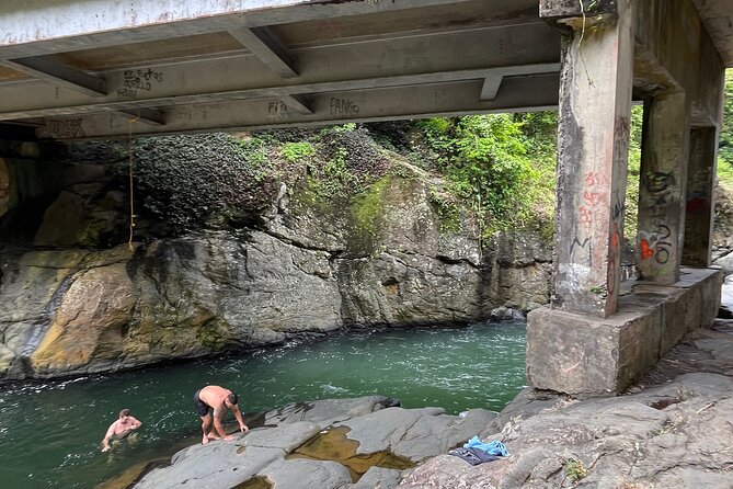 Incredible Hike & Cliff Jumping in the Heart of Puerto Rico - Cooling off at Río Toro Negro