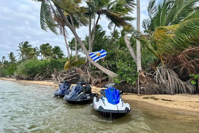 JetSki Tour on Vieques - What makes Punta Arenas, or Green Beach, worth the ride