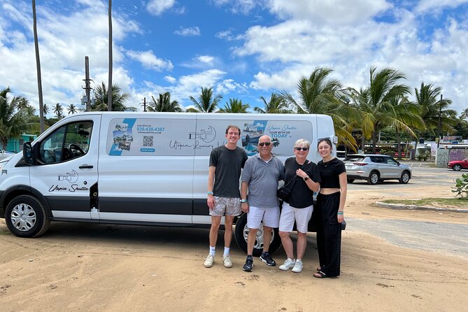 Luquillo Beach and Restaurants Experience Tour - Beach time with El Yunque in the distance