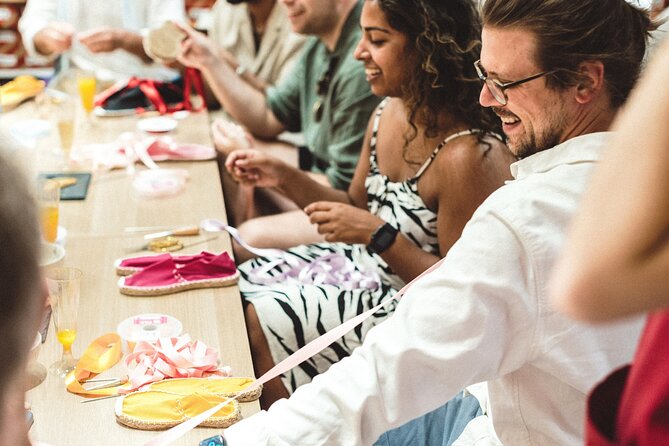 Make Authentic Espadrilles in San Juan - Champagne, snacks, and photos with your new shoes