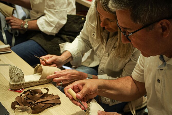 Make Authentic Espadrilles in San Juan - Group size, personal attention, and the private-workshop label