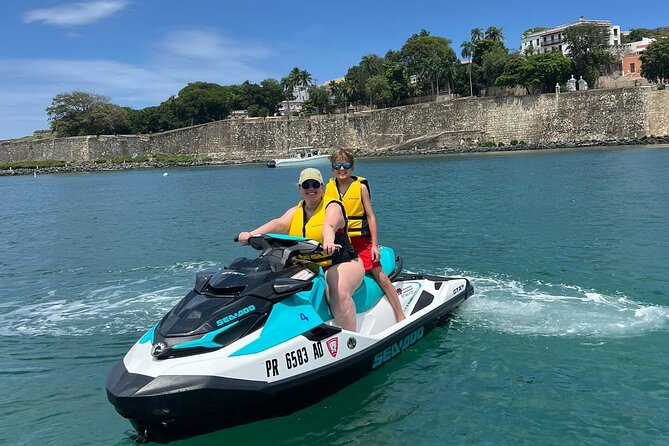 Old San Juan Jet Ski Tour Experience - A continuous ride, not a swim break
