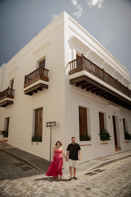 Old San Juan: Photoshoot Walking Tour - Fortaleza Street and the famous umbrella canopy
