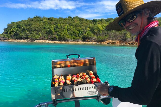 Private Janise Sailing Full Day Charter in Fajardo, Puerto Rico - Barbecue lunch with Puerto Rican flavors