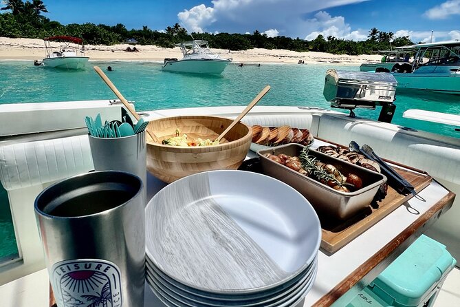 Private Luxury 36' Yacht from Fajardo to Icacos or Palomino - Food, drinks, and the BYOB detail