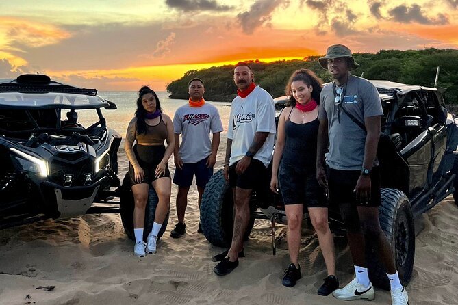 Private San Juan Beach Tour Can-Am UTV Experience Off Road - Piñones is the best stop for food