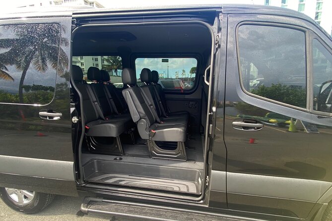 Puerto Rico Island Wide Private Transfers, 11Pax Lux Sprinter Van - A private ride that removes the airport scramble