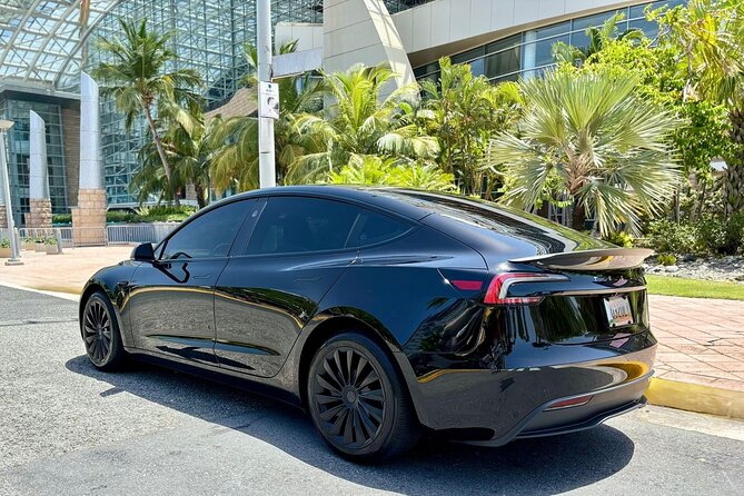Puerto Rico Island Wide Private Transfers, Tesla 3 Luxury Sedan. - Communication is the key to a smooth pickup