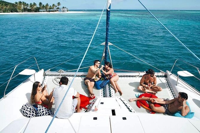 Puerto Rico Private Catamaran Sail from Fajardo - Sailing toward Cayo Icacos and nearby islands