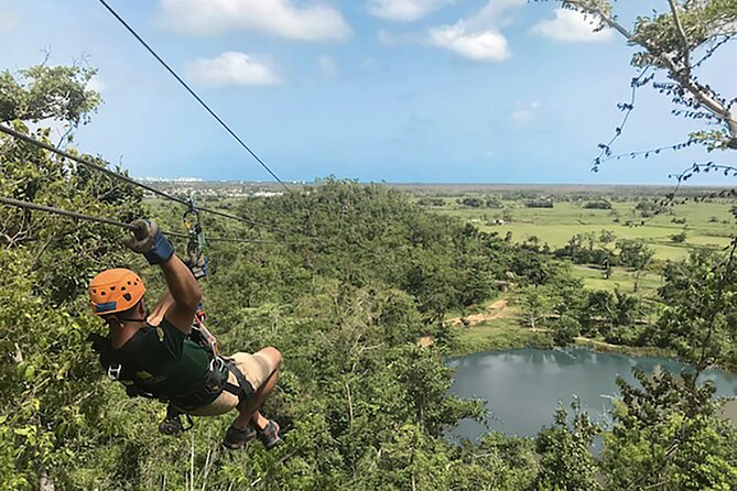 Puerto Rico Ziplining: High-Flying Adventure close to San Juan - Five ziplines, including the 1,000-foot flight