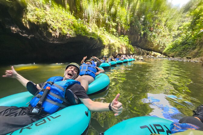 Rainforest Cave Tubing Adventure - Rock jumps and the choice to take part