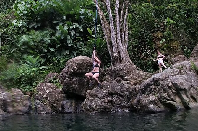 Rainforest River Hike and Waterfalls Adventure - Rope swings, waterslides, and natural pools
