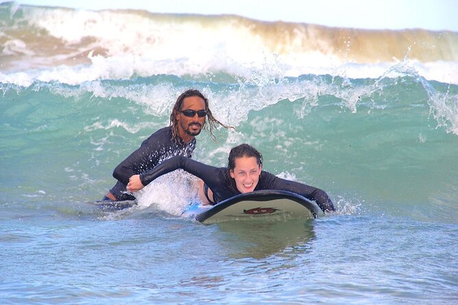 Ride the Waves in Puerto Rico-Surfing Lessons - Getting into the warm Caribbean water