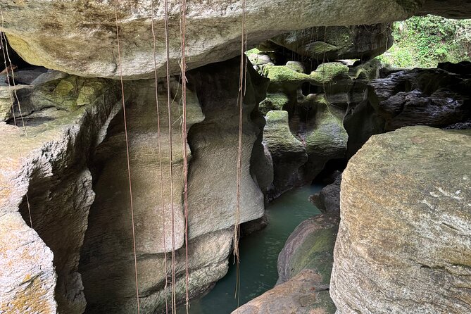 River Cave Swimming with TRANSPORTATION - Rain Can Change the Day