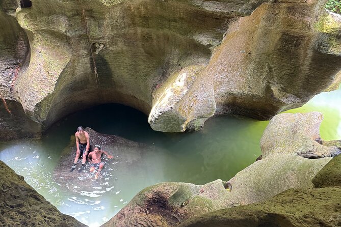 River Cave Swimming with TRANSPORTATION - Safety, Life Vests, and Guide Support