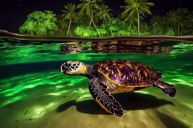 San Juan LED Night Snorkel - What you may see beneath the LED beam