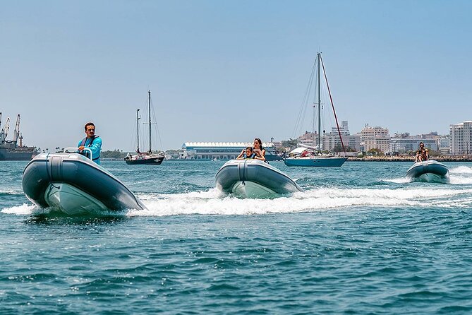 San Juan Mini Boat Tour - Condado and the Convention Center from the bay