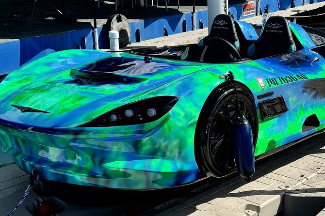 San Juan PR Watersports Car Rental Green McLaren - Starting at San Juan Bay Marina