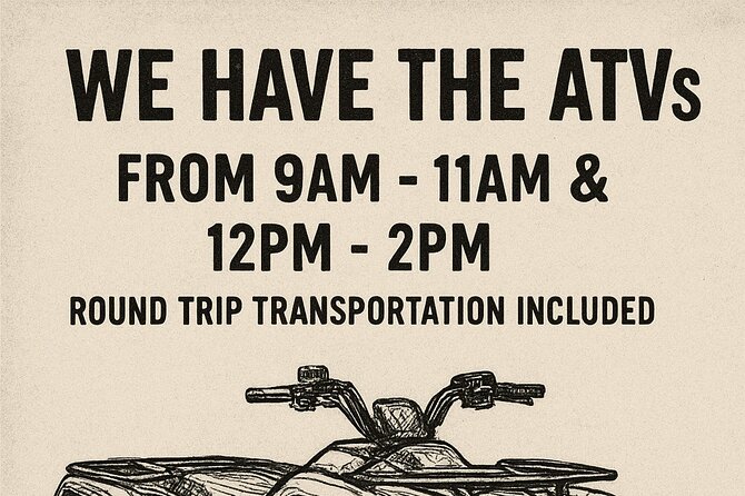 Single ATV Experience: Free Piña Colada + Hacienda Transfer - The ATV ride through hills, mangroves, and muddy tracks