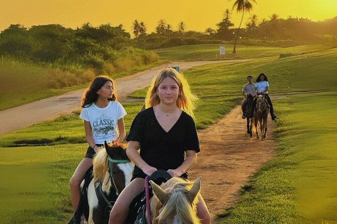 Sunset Horseback Ride by the Beach in Aguadilla, Puerto Rico - Riding the Punta Borinquen coast at sunset